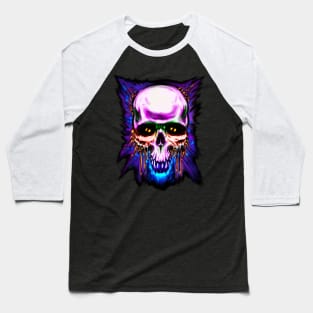 Skull Splatter Baseball T-Shirt